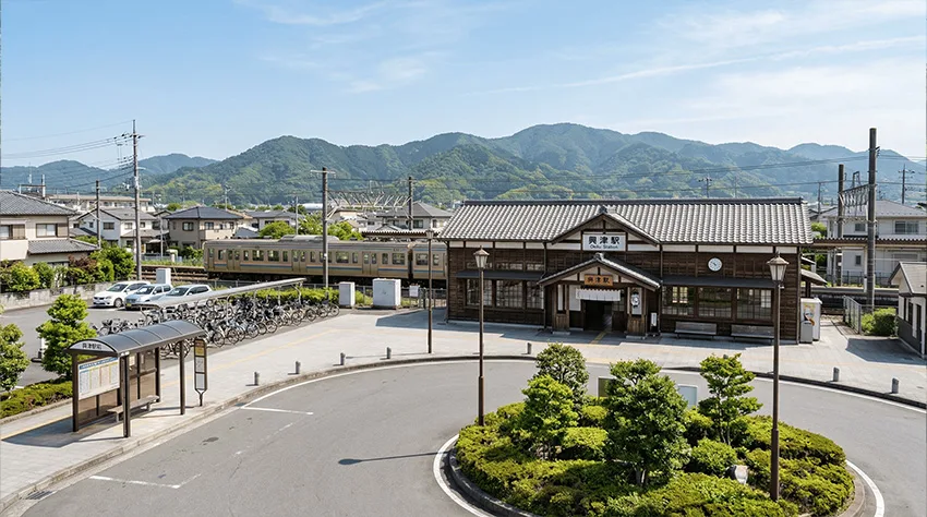 Access from Okitsu Station