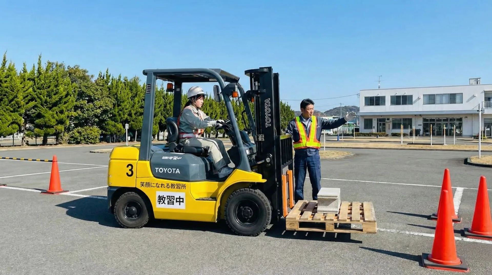 A Class 2 license lesson in progress